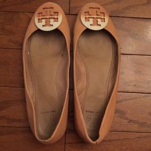 Tory Burch Nude Flats Size 10